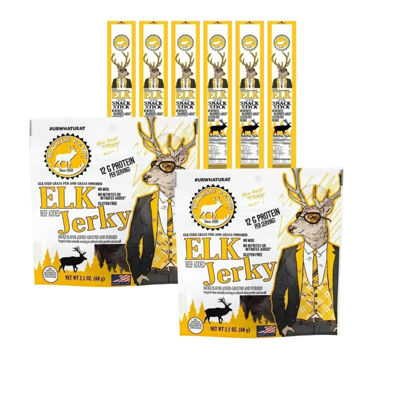 Pearson Ranch Jerky The City Slicker – Elk Variety Pack