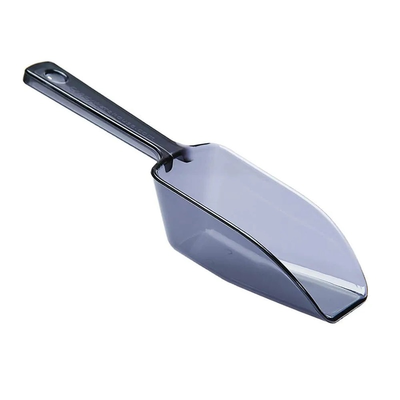 Plastic 2-Ounce Flat Bottom Candy Scoop – Black