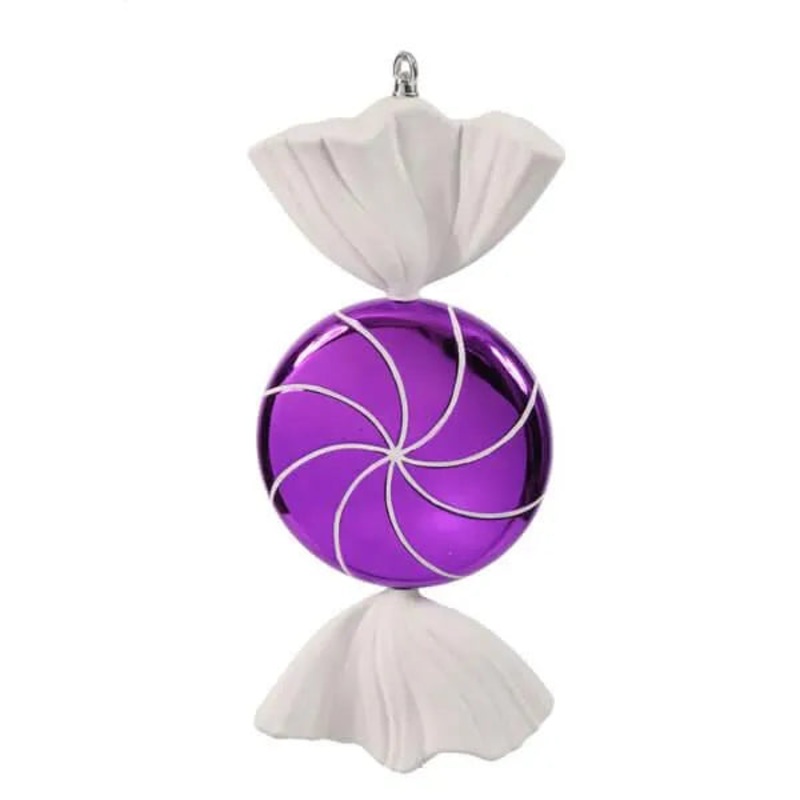Purple Swirl Candy Ornament – 18.5 Inch