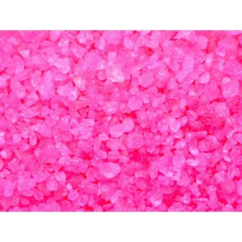 Rock Candy Crystals – Pink: 5LB Box