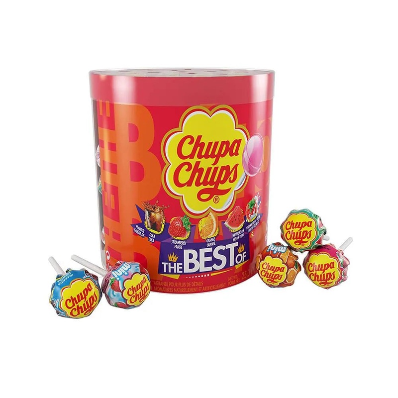 Chupa Chups ‘Best of’ Lollipops: 60-Piece Tub