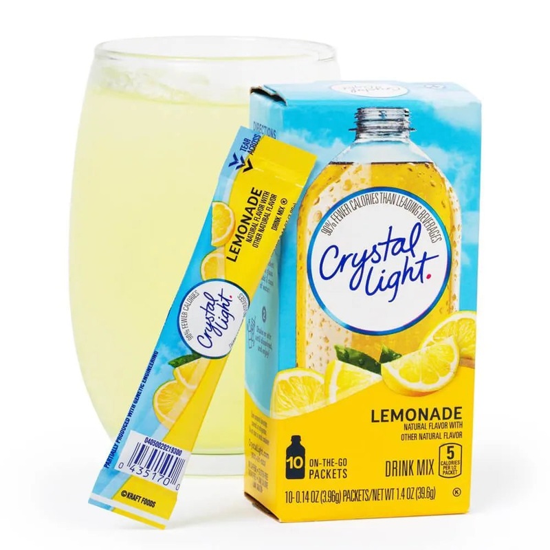 Crystal Light – Lemonade: 10-Piece Box