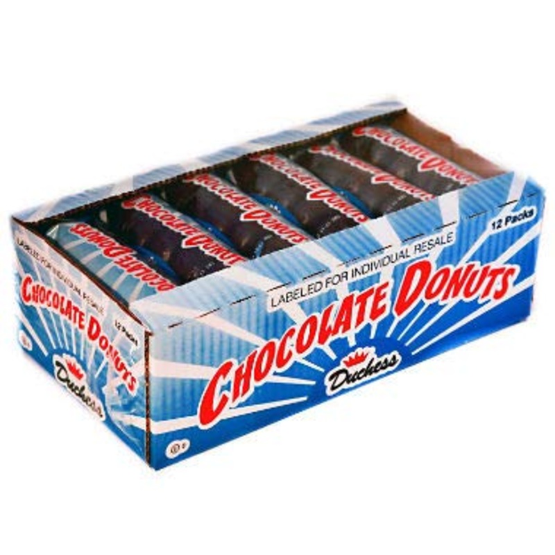 Duchess Chocolate Donuts 3 Oz. Packs, 12 Ct. (Pack Of 4) A1