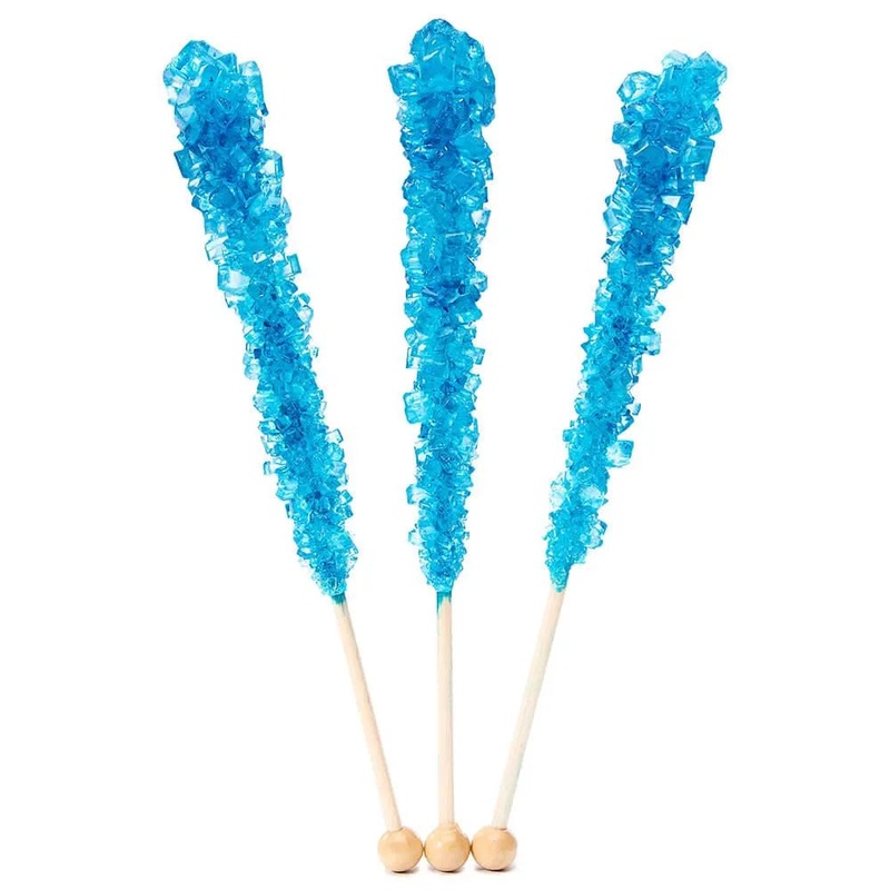 Espeez Rock Candy Crystal Sticks – Blue: 36-Piece Tub