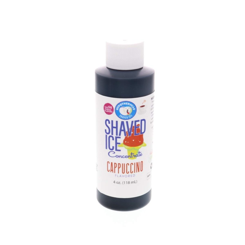 Hypothermias Shaved Ice And Snow Cone Syrup Unsweetened Flavor Concentrate – 4 Fl Oz – Makes 1 Gallon Of Ready To Use Syrup – Ca