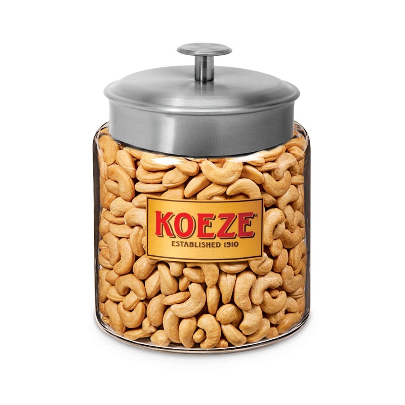 Koeze Colossal Cashews Crowd Pleaser – 4.25 Lb. Jar