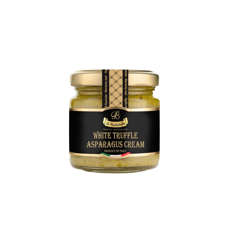 La Rustichella – White Truffle Asparagus Cream Spread – 100% Made In Italy | Gluten-Free, Cholesterol-Free (3,2 Oz (90 Gr))