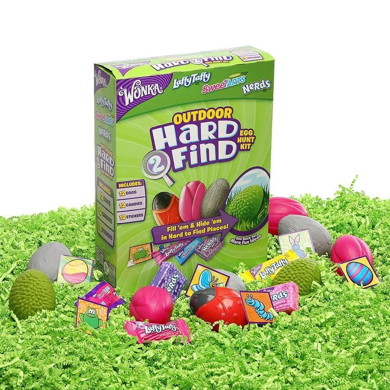 Laffy Taffy – SweeTarts – Nerds Candy Filled Outdoor Easter Eggs: 12-Piece Box