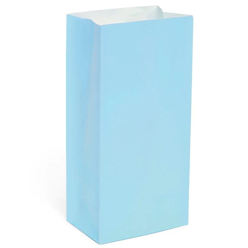 Mini Candy Treat Bags – Light Blue: 24-Piece Bag
