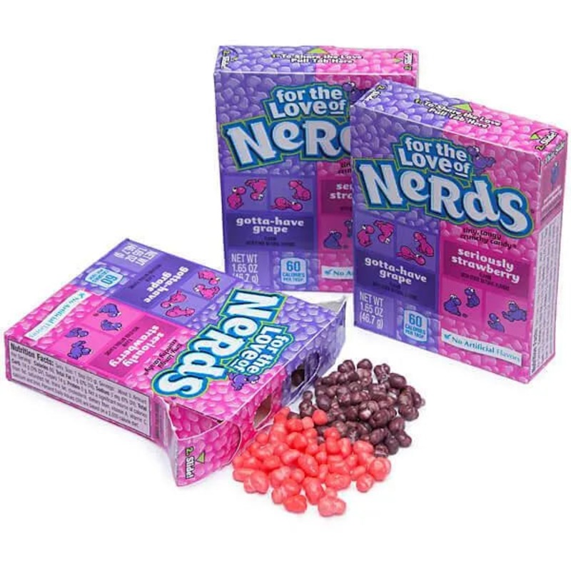 Nerds Candy 2-Flavor Packs – Strawberry & Grape: 36-Piece Box