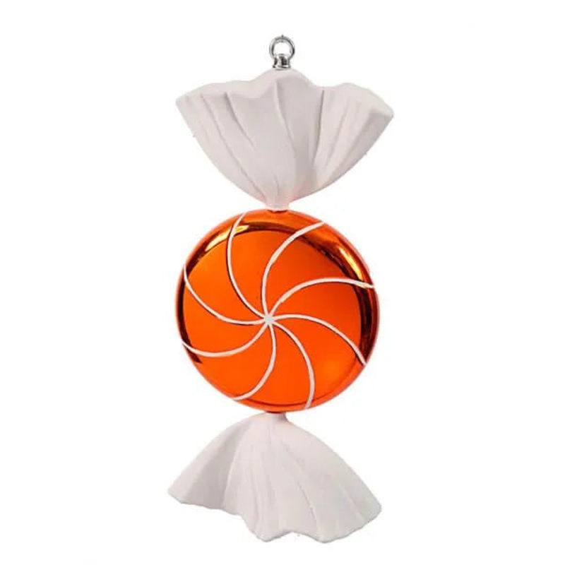 Orange Swirl Candy Ornament – 18.5 Inch