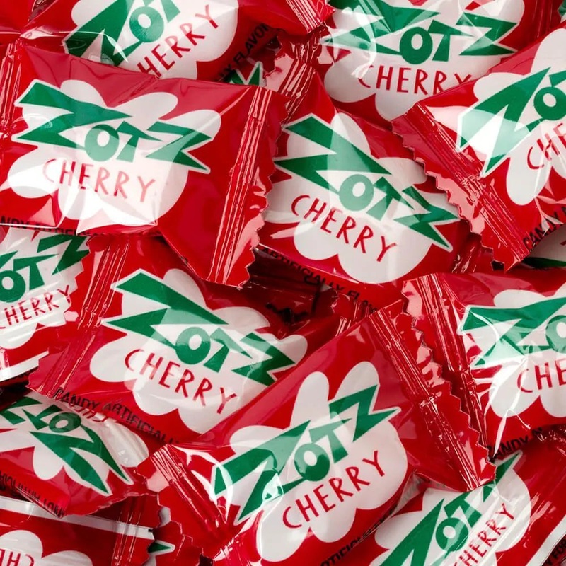 Red Cherry Zotz Sour Fizz Candy: 6LB Case
