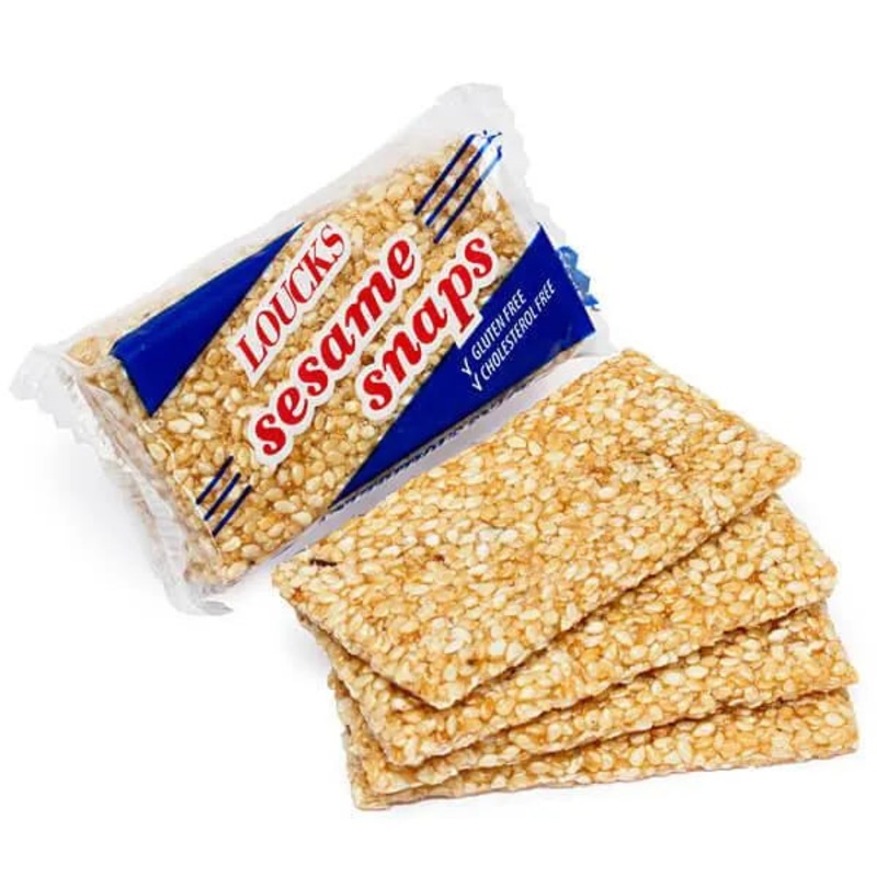 Sesame Snaps Treats 4-Packs: 24-Piece Box