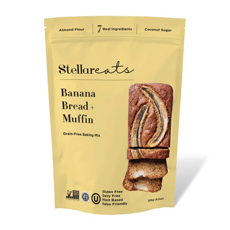 Stellar Eats Grain-Free Baking Mix | Gluten-Free, Dairy-Free, Plant-Based | Fluffy, Moist, & Naturally Sweet | Sweetened With Co