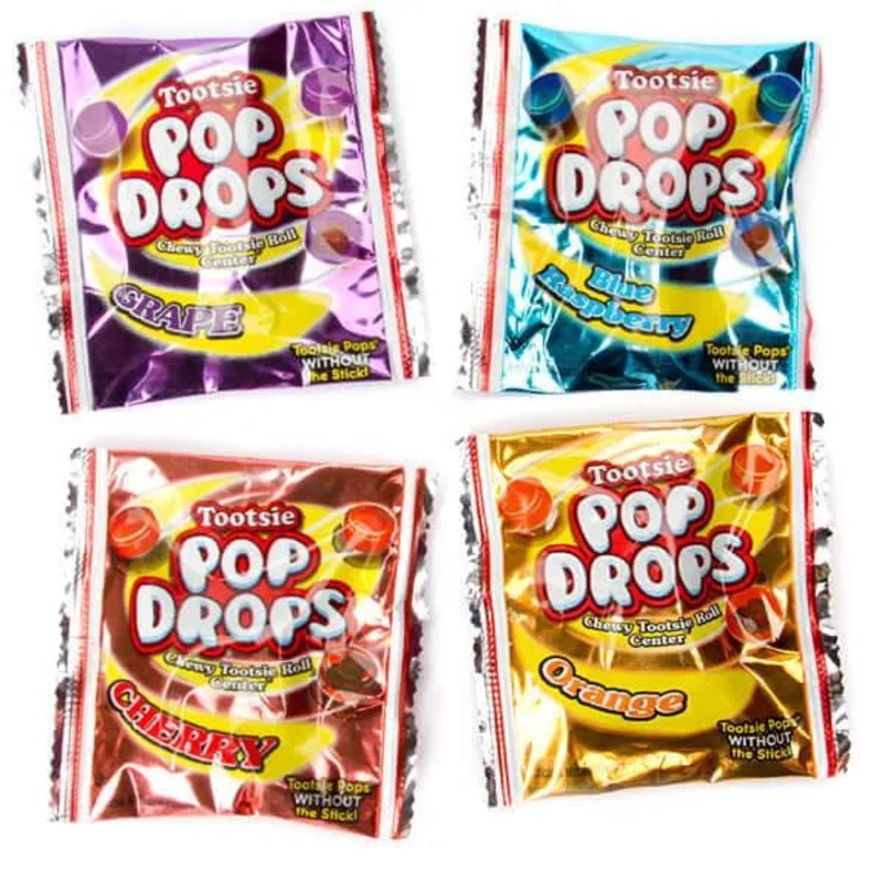 Tootsie Pop Drops Snack Size Packs: 25-Piece Bag