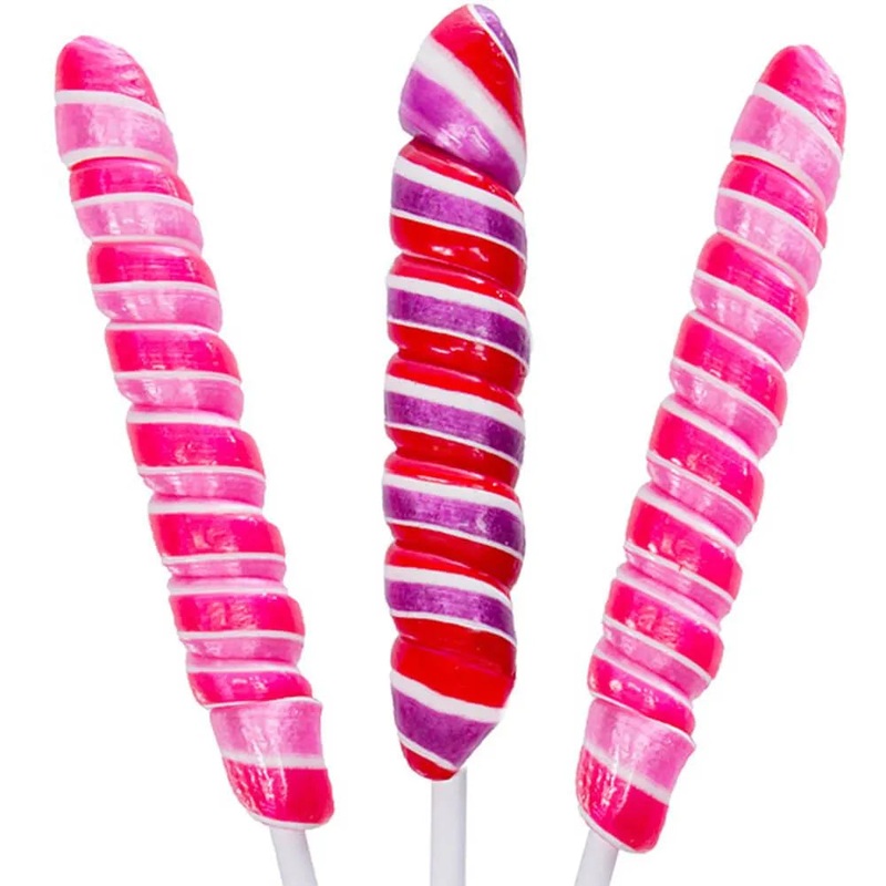 Unicorn Pops Celebrations 1.2-Ounce Twist Suckers – Valentine: 18-Piece Display