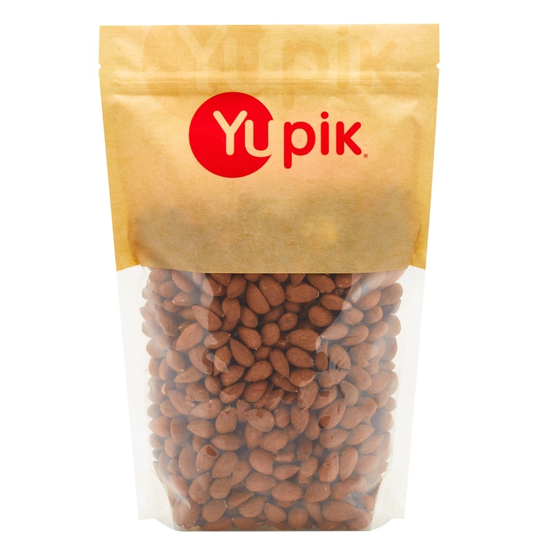 Yupik Dry Roasted Almonds, 2.2 Lb (35.2 Oz), Gluten-Free, Vegan, Kosher, Whole Nuts, Lightly Roasted, Oil-Free, Unsalted, Crunch