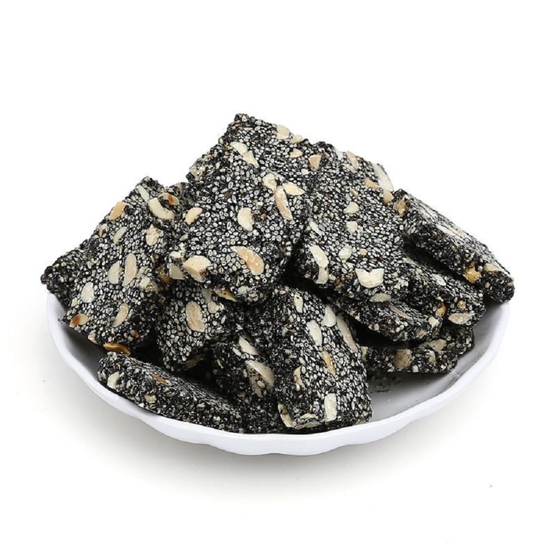 Zhejiang Specialty: Traditional Handmade Black Sesame Peanut Maltose Candy (Peanut And Black Sesame Crispy)