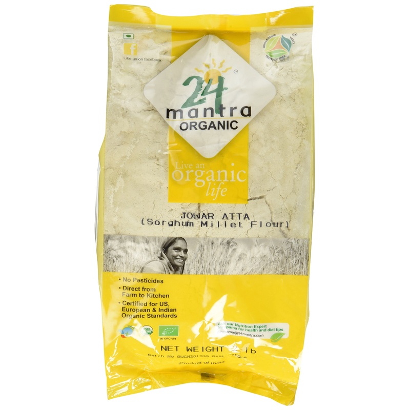 24 Mantara 24 Mantra Organic Jowar Flour – 2 Lb,, ()