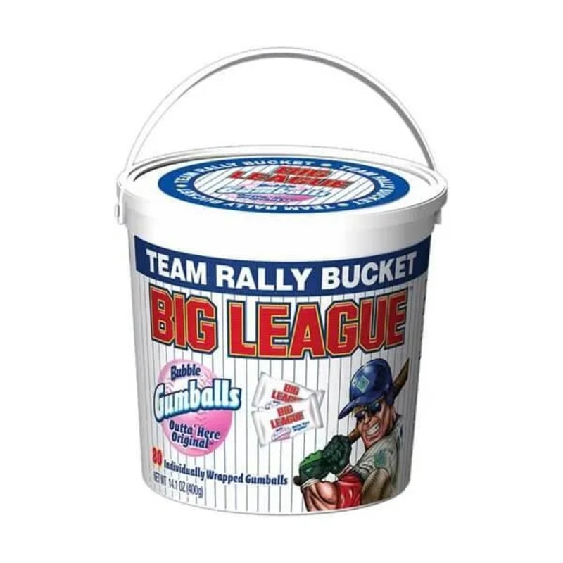 Big League Chew Gumballs – Original: 80-Piece Bucket