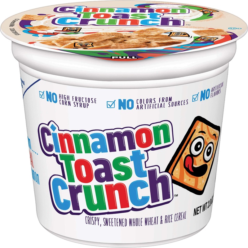 Cinnamon Toast Crunch Cup Cereal, 2 Oz, 6 Count (Pack Of 10)