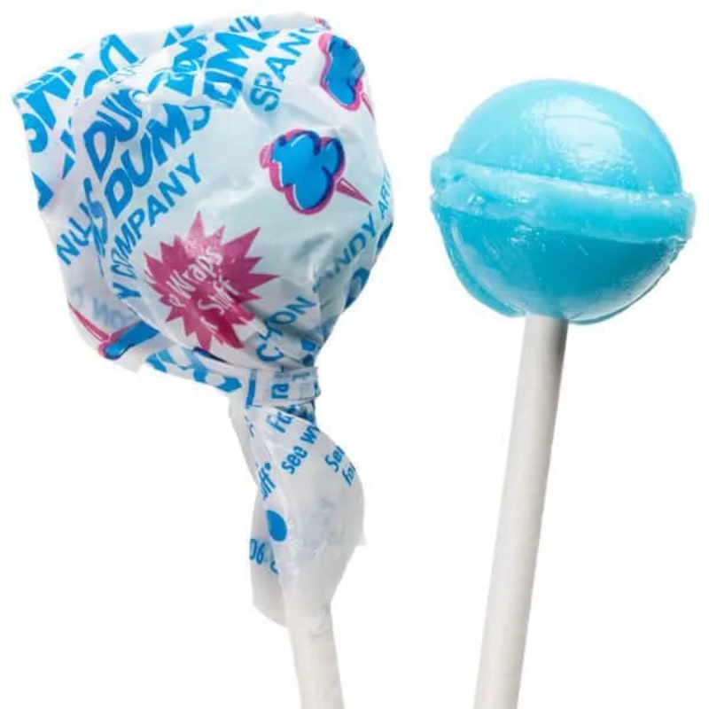 Dum Dums Pops – Cotton Candy: 1LB Tub