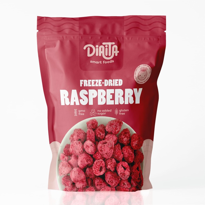 Freeze-Dried Raspberry – 7 Pack – 100% Real Fruit, No Sugar Added, Crunchy & Delicious, Long Shelf Life