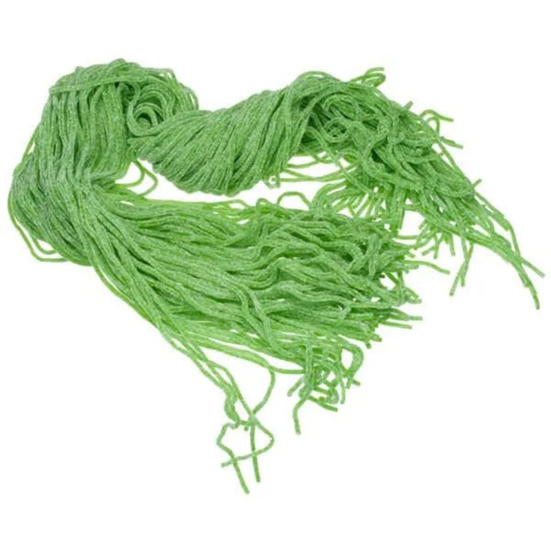Gustaf’s Sour Green Apple Licorice Laces: 2LB Bag