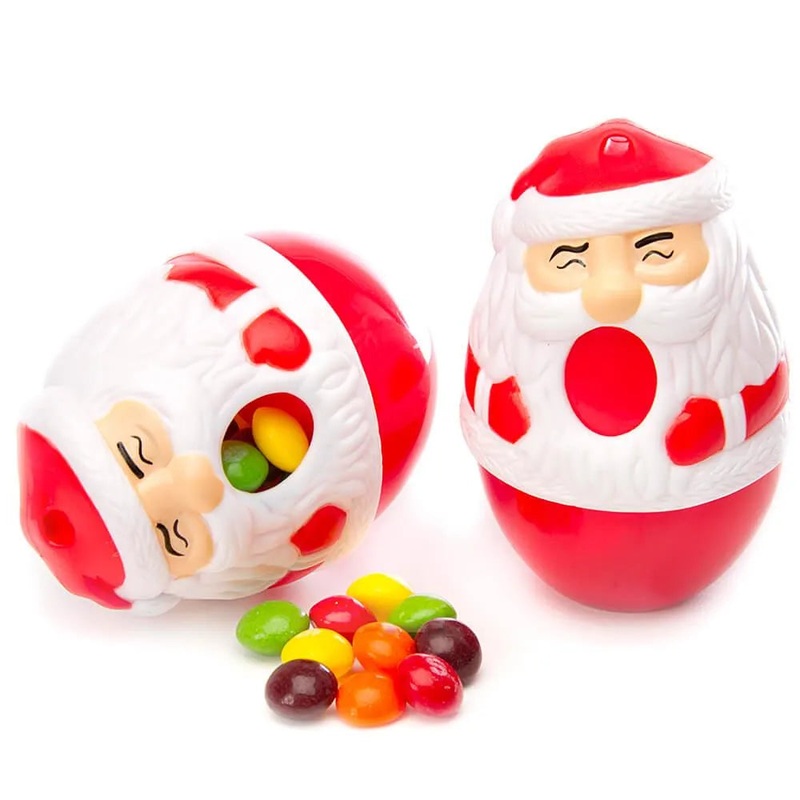 Skittles Twist ‘n Pour Santa Candy Dispensers: 12-Piece Box