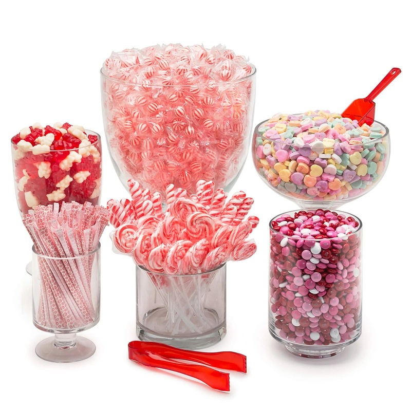 Valentine’s Candy Bar Table Assortment