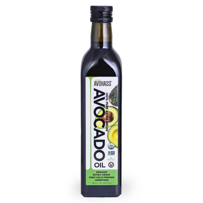Avohass Mexico Usda Organic Certified Extra Virgin Avocado Oil 16.9 Fl Oz Bottle