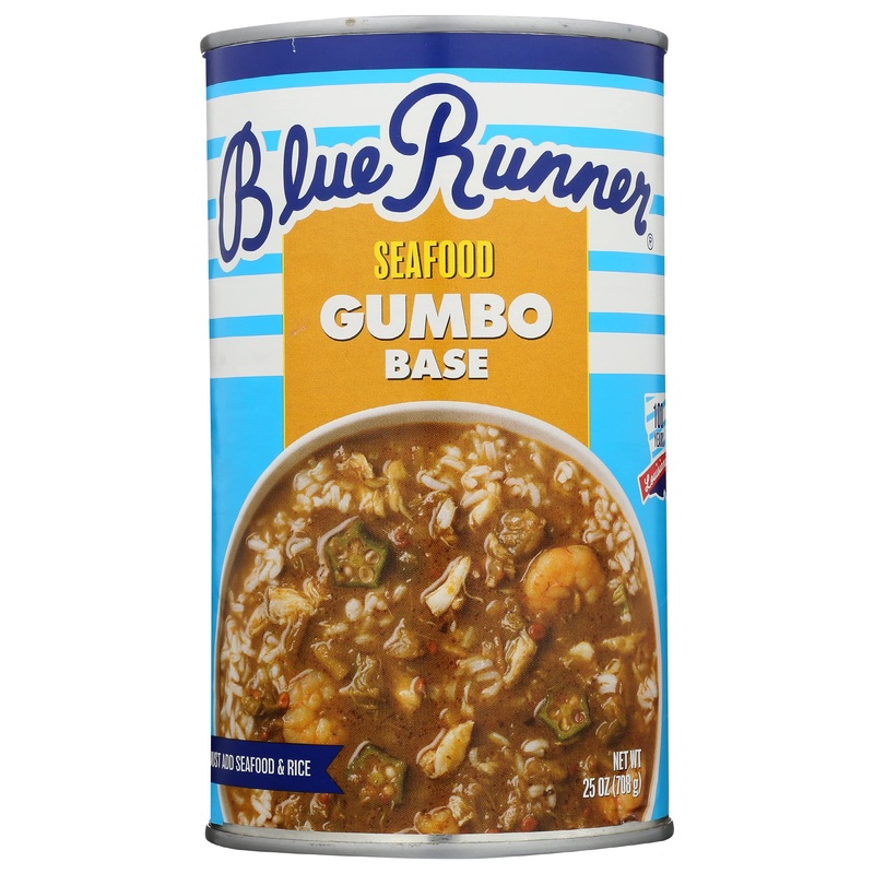 Blue Runner Seafood Gumbo Base, Zero Trans Fat, 25 Ounces (Pack Of 6)