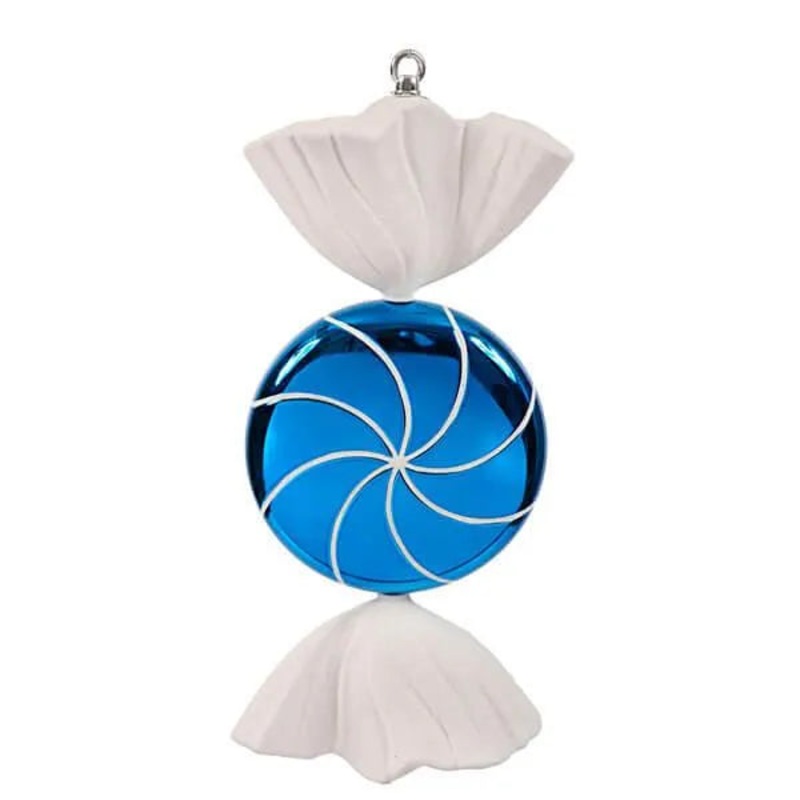 Blue Swirl Candy Ornament – 18.5 Inch