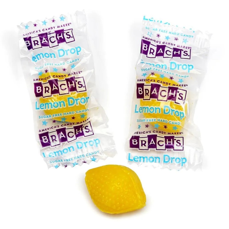 Brach’s Sugar Free Lemon Drops Candy: 3.375LB Box