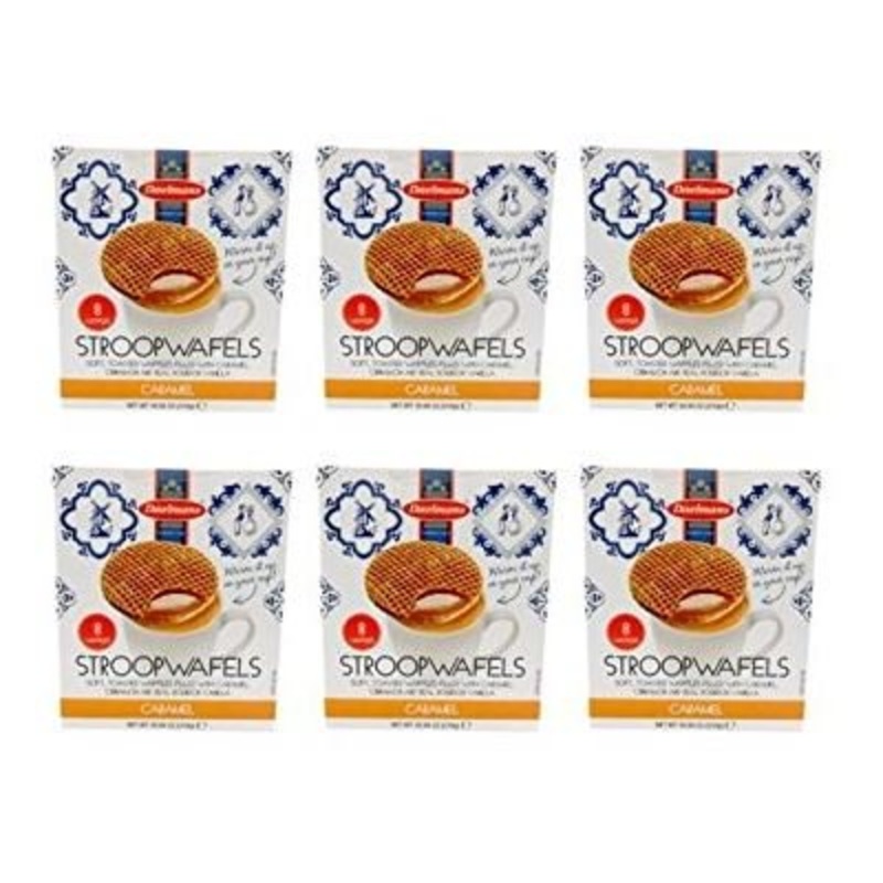 Daelmans Caramel Stroopwafels – Stroopwafel Caramel, Stroop Waffle Cookes, Authentic Dutch Snack – 10.94 Oz Box Of 8 Stroopwafel