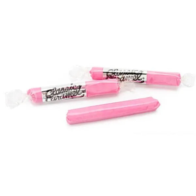 Flipsticks Nougat Taffy Candy – Strawberry: 48-Piece Caddy