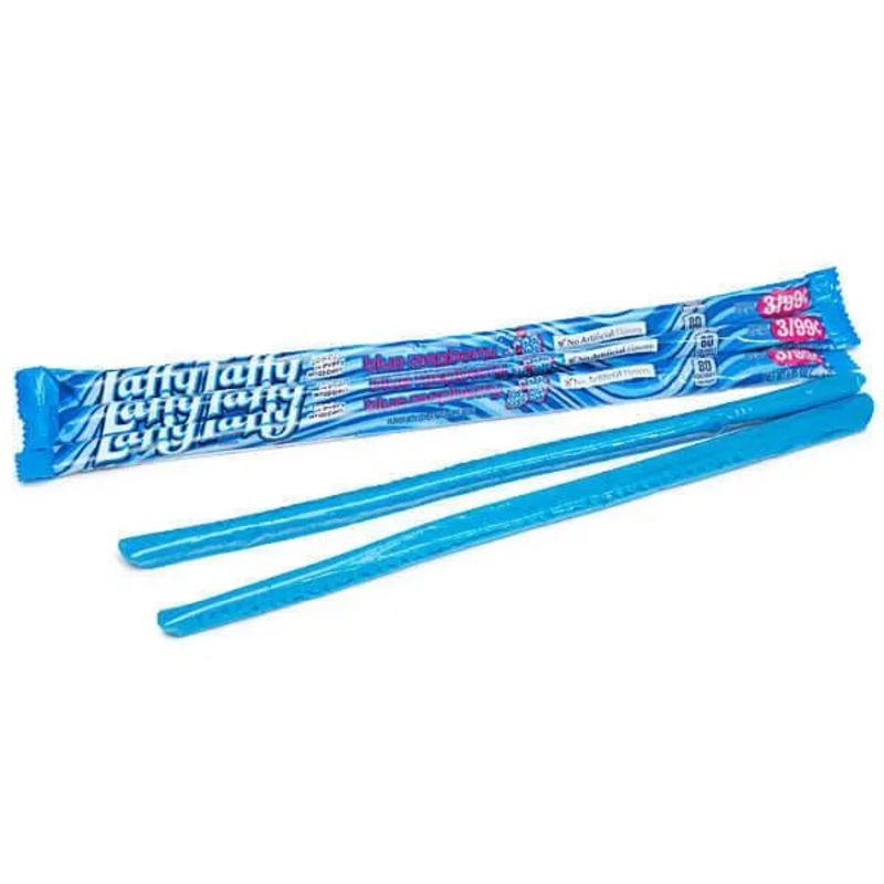 Laffy Taffy Candy Ropes – Blue Raspberry: 24-Piece Box
