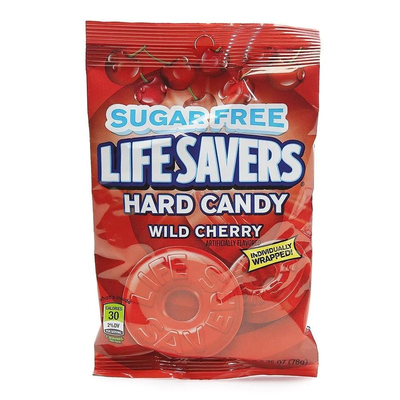 LifeSavers Sugar Free Hard Candy Singles – Wild Cherry: 240-Piece Case