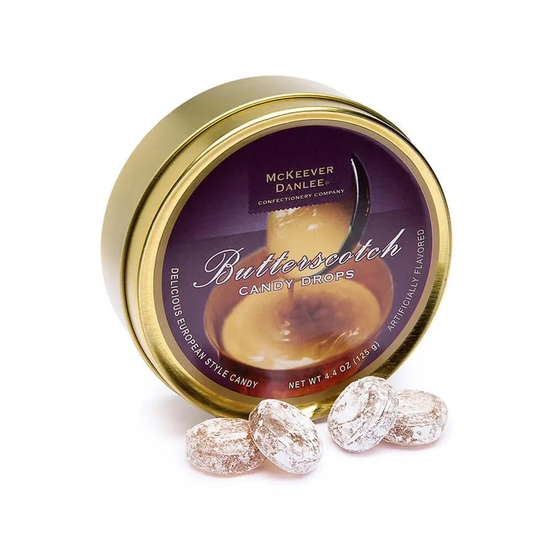 McKeever & Danlee Bon Bons Candy Tins – Butterscotch: 6-Piece Box