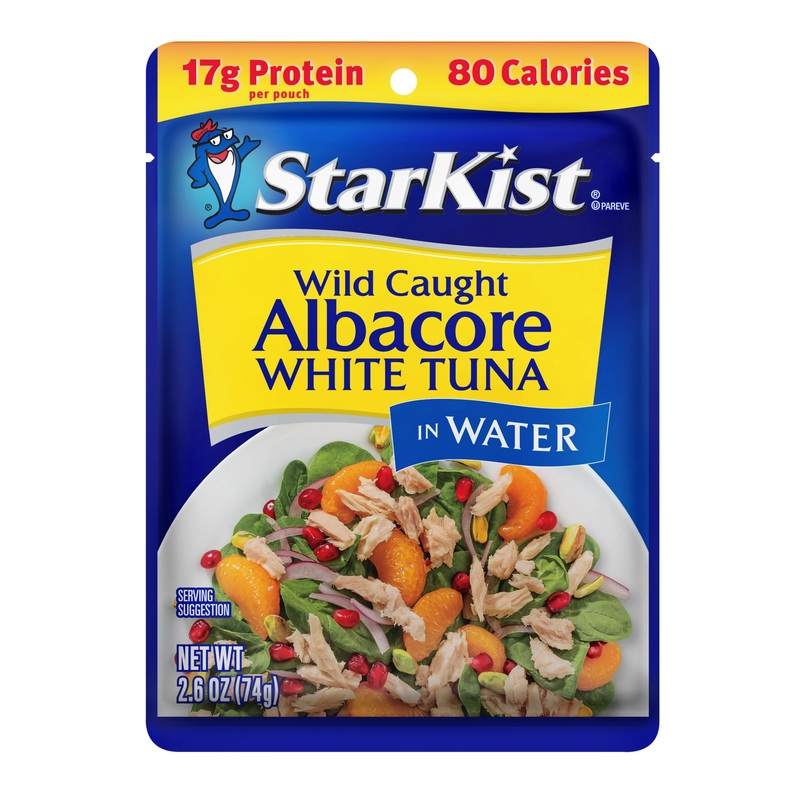 Starkist Albacore White Tuna In Water – 2.6 Oz Pouch (Pack Of 12)