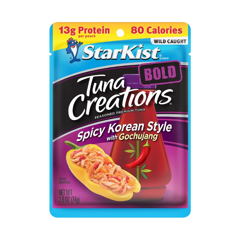 Starkist Tuna Creations Bold Spicy Korean Style With Gochujang – 2.6 Oz Pouch
