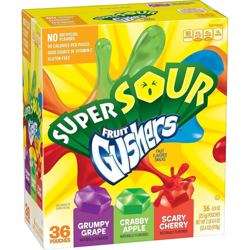 Super Sour Gushers, 36 Pouches