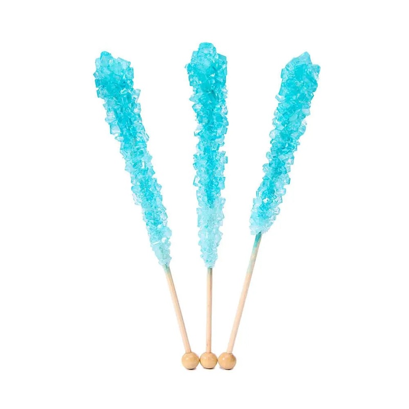 Espeez Rock Candy Crystal Sticks – Light Blue: 36-Piece Tub