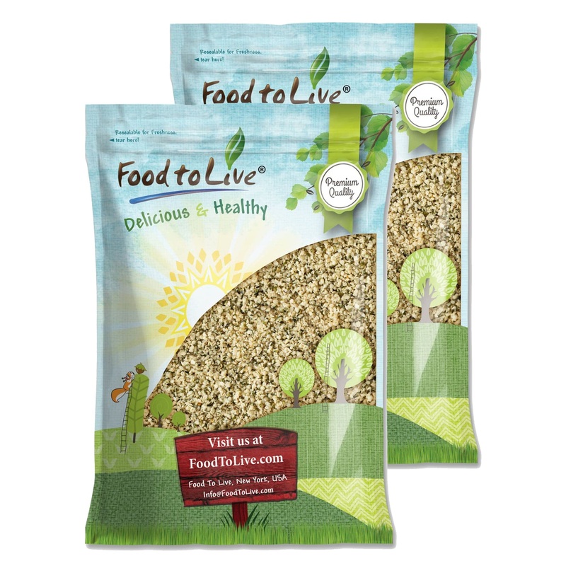 Food To Live Canadian Hemp Seeds, 16 Pounds – Raw Hearts, Hulled, Shelled, Kosher, Bulk, Vegan Superfood, Keto And Paleo Friendl
