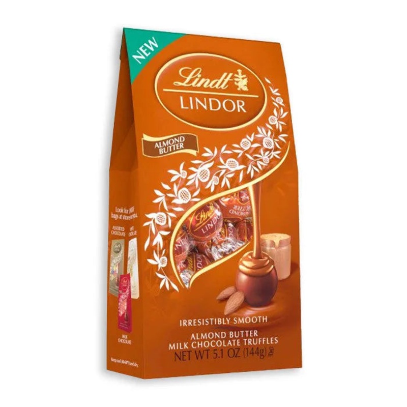 Lindt Chocolate Lindor Truffles – Almond Butter Milk Chocolate: 6-Piece Case