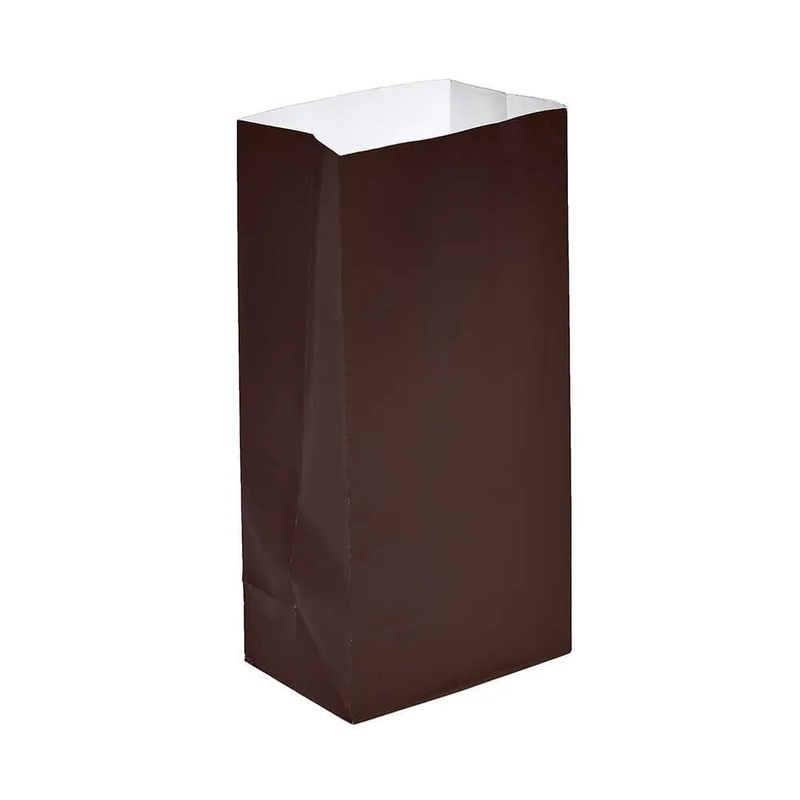 Mini Candy Treat Bags – Chocolate Brown: 24-Piece Bag
