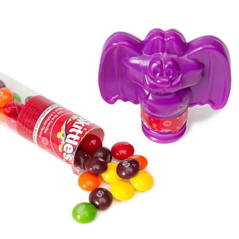 Skittles Candy Halloween Tube Toppers: 12-Piece Display
