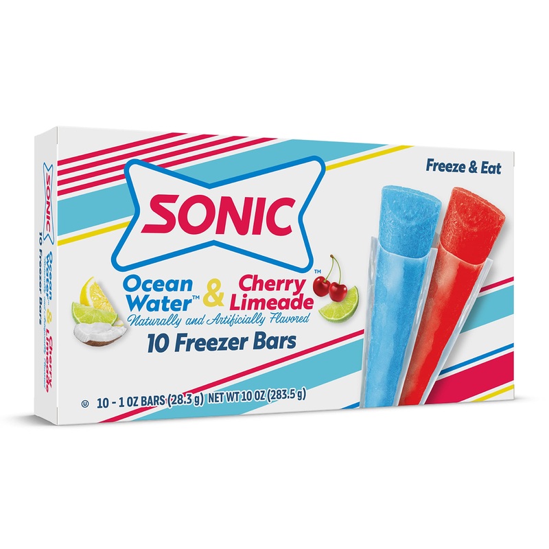 Sonic Freezer Bars (Cherry Limeade,Ocean Water, 1 Oz.)