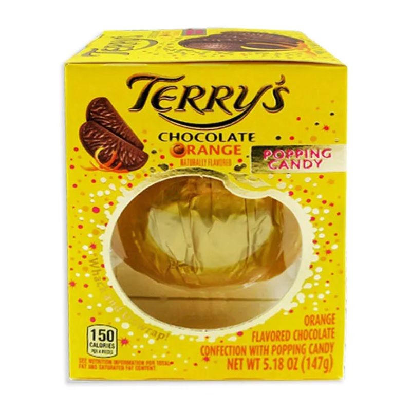 Terry’s Milk Orange Chocolate  with Popping Candy: 12-Piece Case
