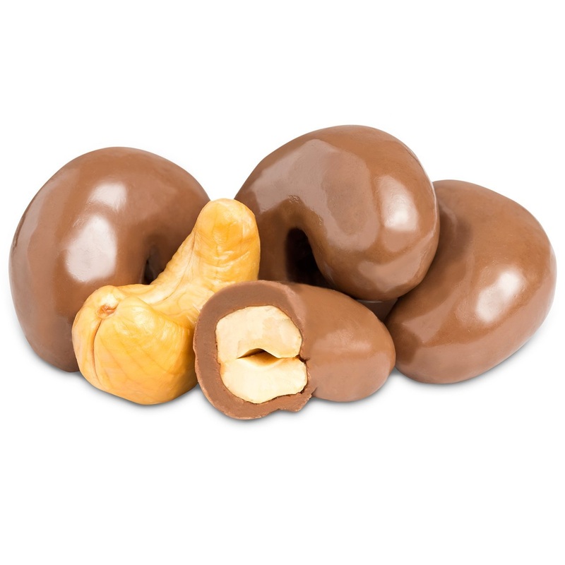 The Amish-Buggy (A Division Of Arndts Fudgery) Milk Chocolate Covered Cashews, 13 Ounce
